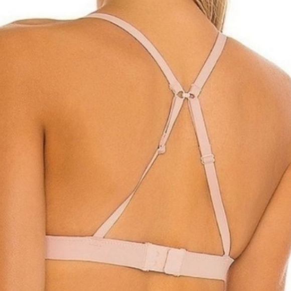 Free People Oh Scuba Neoprene Bralette Antique Shell XL - Picture 2 of 12